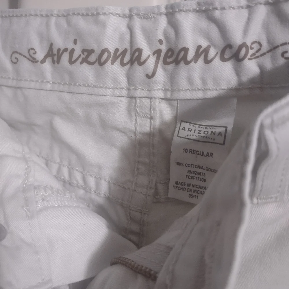 Girls Arizona Jean Co.size‎ 10 Regular Light Khaki Flare Bottoms Pants